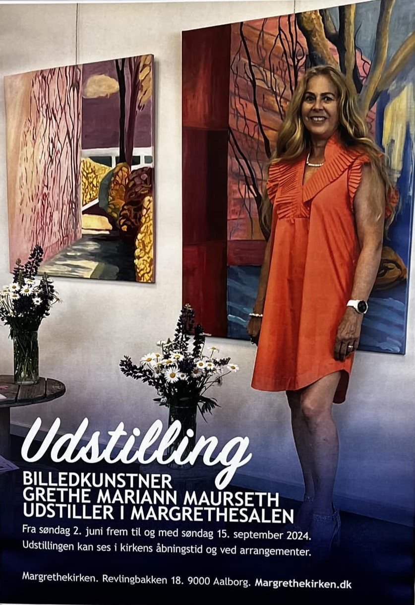 MALERIUDSTILLING I MARGRETHEKIRKEN, AAlborg
