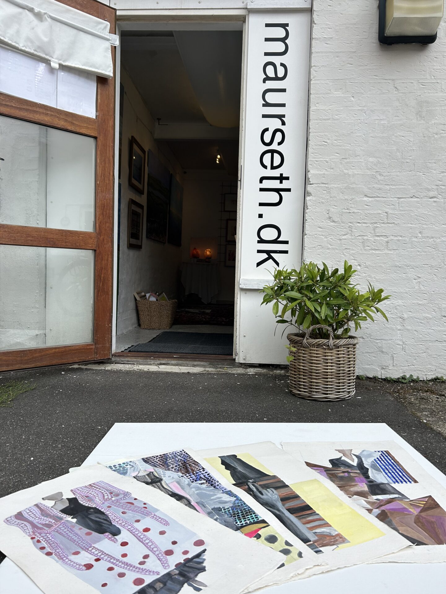 indgang til Grethes væksted/studio i Aalborg