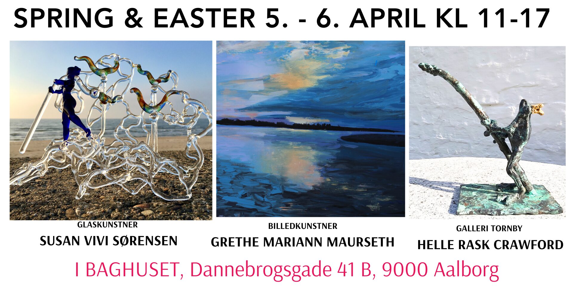 Spring & Easter udstilling d. 5. - 6. april i Baghuset