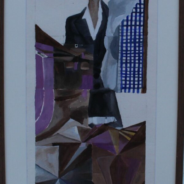 "Anna" Akryl på papir 44 x 72