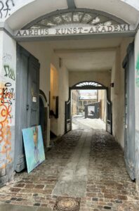 Jeg er tilbage på Aarhus kunstakademi, torsdage i januar/februar. Tema FARVEN, 