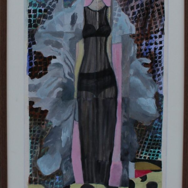 "Joy" akryl på papir 44 x 72